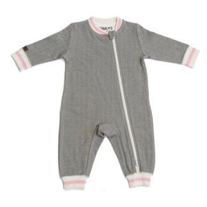 Juddlies Cottage Collection Playsuit - Sand Beige and Pink